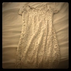 White lace dress medium